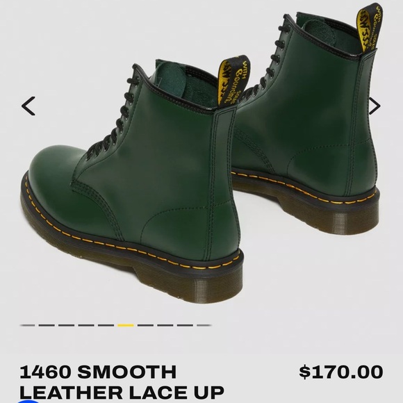 Dr. Martens | 1460 Smooth Leather Lace Up Boots - Picture 7 of 9